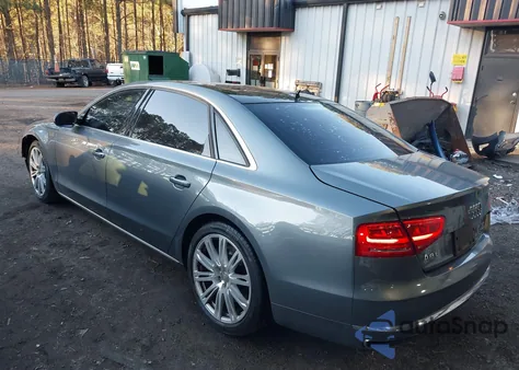 2014 Audi A8 L 4.0T из США, поврежденный, VIN WAUR2AFD4EN011091